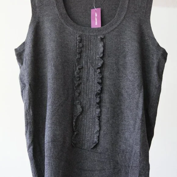 Smart Set Wool Sweat-Vest - Picture 5 of 7